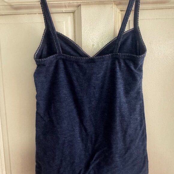 American Eagle Jr Strap Tank Top XS Navy - Picture 2 of 3